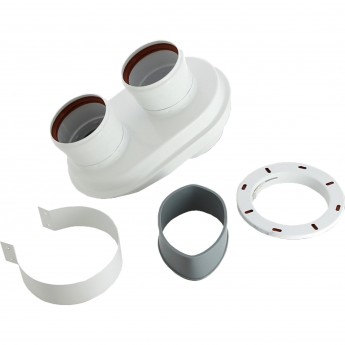 Адаптер BAXI для подключения раздельных труб (для котлов ECO Classic / ECO Nova) Адаптер BAXI для подключения раздельных труб (для котлов ECO Classic / ECO Nova)