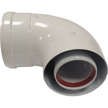 Коаксиальный отвод BAXI 90', диам. 60/100 мм Коаксиальный отвод BAXI 90', диам. 60/100 мм