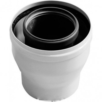 Коаксиальный переходник BAXI с d80/125 на 60/100 HT Коаксиальный переходник BAXI с d80/125 на 60/100 HT