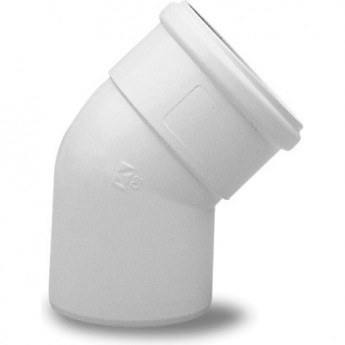 Отвод BAXI 45' алюминиевый эмалированный 80 мм Отвод BAXI 45' алюминиевый эмалированный 80 мм