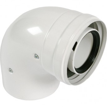 Отвод BAXI коаксиальный 125/80 90° Отвод BAXI коаксиальный 125/80 90°