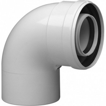 Отвод BAXI полипропиленовый 90' d60 мм для конденсационных котлов Отвод BAXI полипропиленовый 90' d60 мм для конденсационных котлов