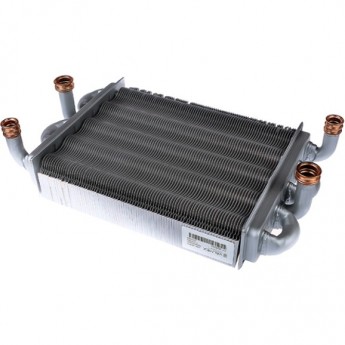 Теплообменник BAXI битермический H2O/GAS EXCHANGER Теплообменник BAXI битермический H2O/GAS EXCHANGER