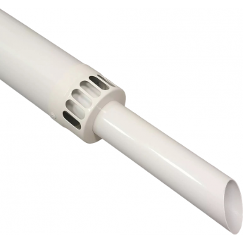 Труба коаксиальная BAXI с наконечником D 60/100 мм, L-1000 мм Труба коаксиальная BAXI с наконечником D 60/100 мм, L-1000 мм